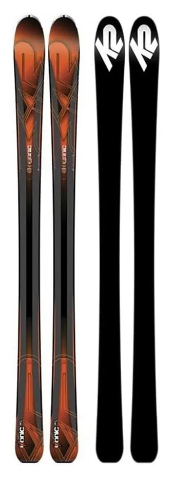 Лижі гірські (комплект) K2 IKONIC 80+M3 12 TCX 177см Grey/orange/black (10A0002.140.1+10A1003.140.1) (177 см black, grey, orange)