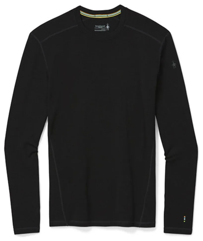 Термокофта чоловіча Smartwool Men's Merino 250 Baselayer Crew Boxed, Black (XXL)