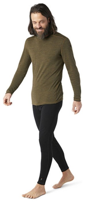 Термокофта чоловіча Smartwool Men's Merino 250 Baselayer Crew Boxed, Black
