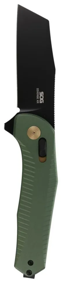 Ніж складаний SOG Diverge XR Sheepsfoot , Forest Green/Black (SHM_SOG 12-02-03-43)