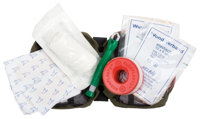 Аптечка заполнена Tasmanian Tiger First Aid Mini, Olive