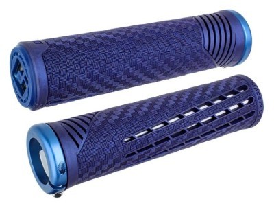 Гріпси ODI CF Grip v2.1 Lock-On Sapphire/Blue w/MtBlueClamp