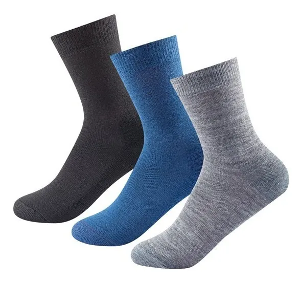 Шкарпетки туристичні Devold ( SC 593 023 A ) DAILY MERINO MEDIUM SOCK 3PK KID 2023