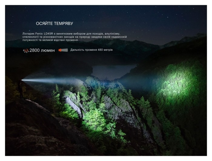 Ліхтар ручний Fenix LD45R, укр, укр