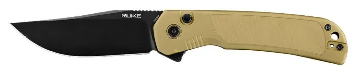 Ніж складаний туристичний Ruike P192-AY, (9.1 см) 14C28N / алюмінієвий сплав 6063, бронзовий