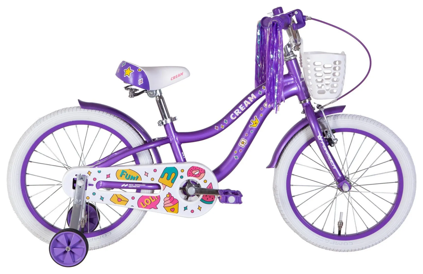 Велосипед AL 18" Formula Kid CREAM BH рама-9" фіолетовий 2026 (OPS-FRK-18-181)