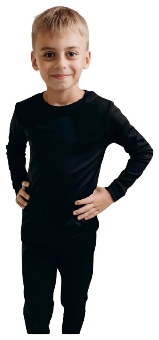 Термобілизна для хлопчиків ROU, чорна