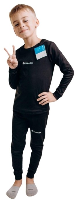 Термобілизна для хлопчиків ROU, чорна, укр, укр