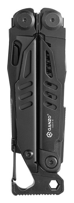 Мультитул Ganzo G305B, (18.2 см) 17 функцій, чорний + біти та чохол