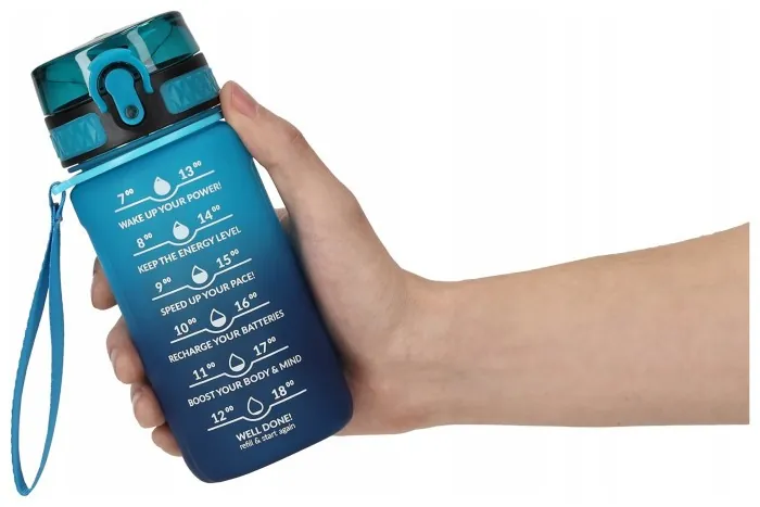 Бутылка для воды спортивная 4FIZJO 500 мл Sky Blue/Blue (P-5905973400732)