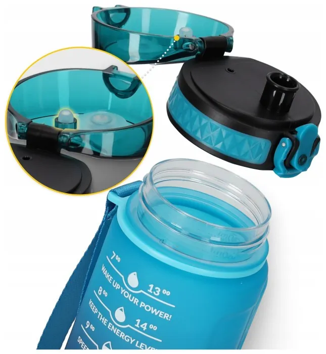 Бутылка для воды спортивная 4FIZJO 500 мл Sky Blue/Blue (P-5905973400732)