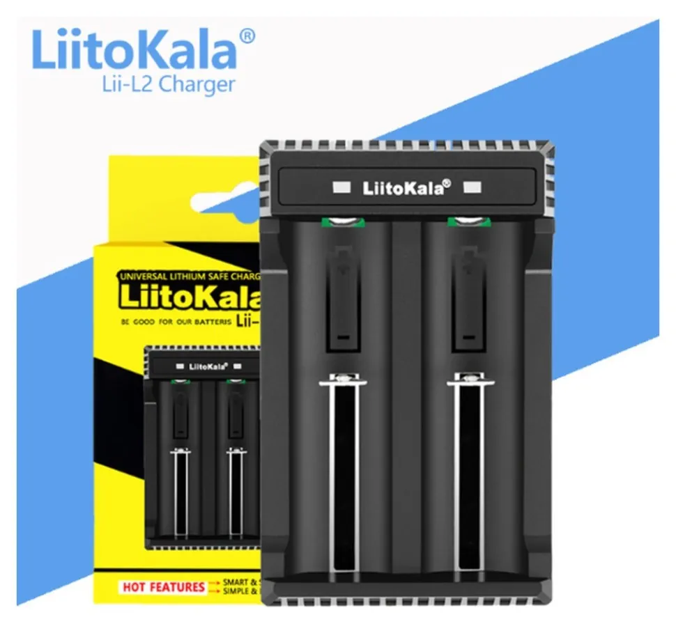 Універсальний зарядний пристрій LiitoKala Lii-L2 на 2 канали (FNR_Lii-L2)