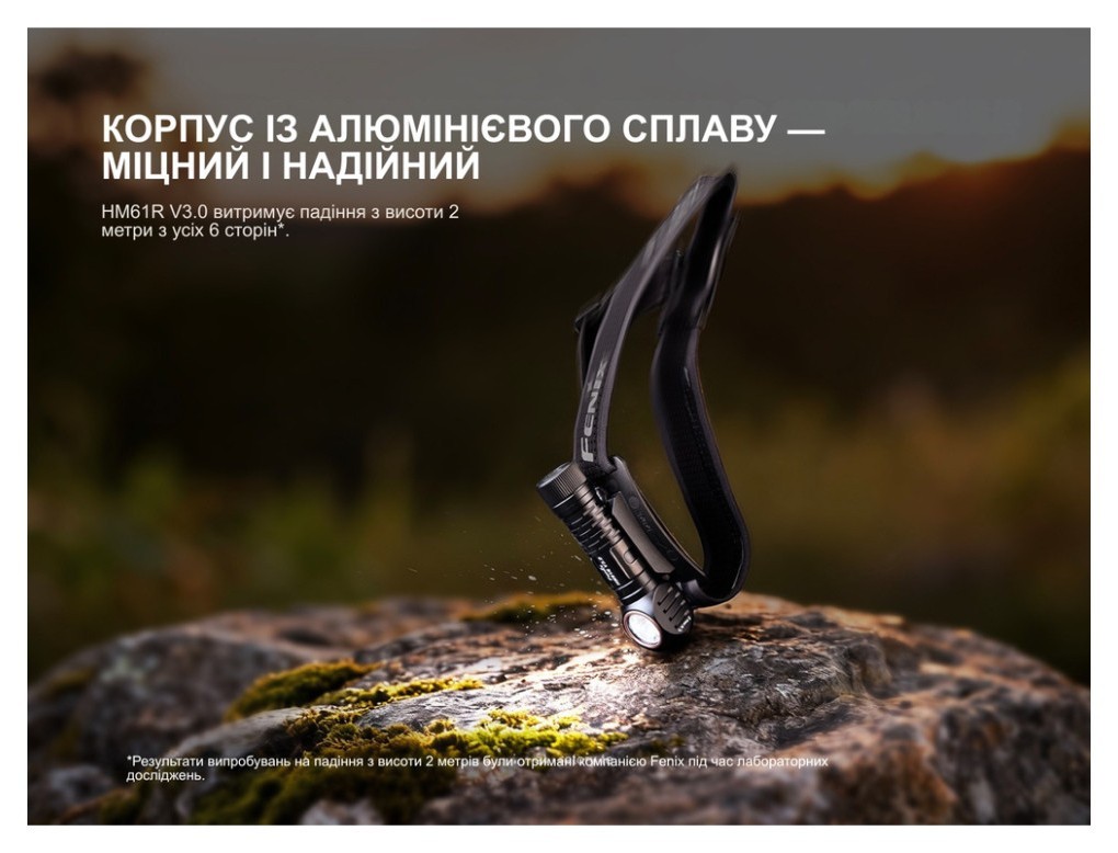 Мультиліхтар Fenix HM61R V3.0, укр, укр