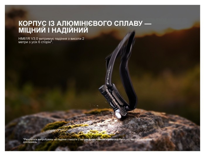 Мультиліхтар Fenix HM61R V3.0, укр, укр