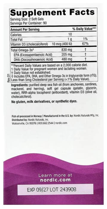 Prenatal DHA - 180 softgels