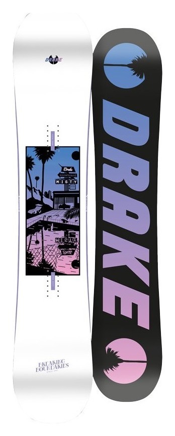 Сноуборд Drake MISTY 143 Black/white/violet (76291029)