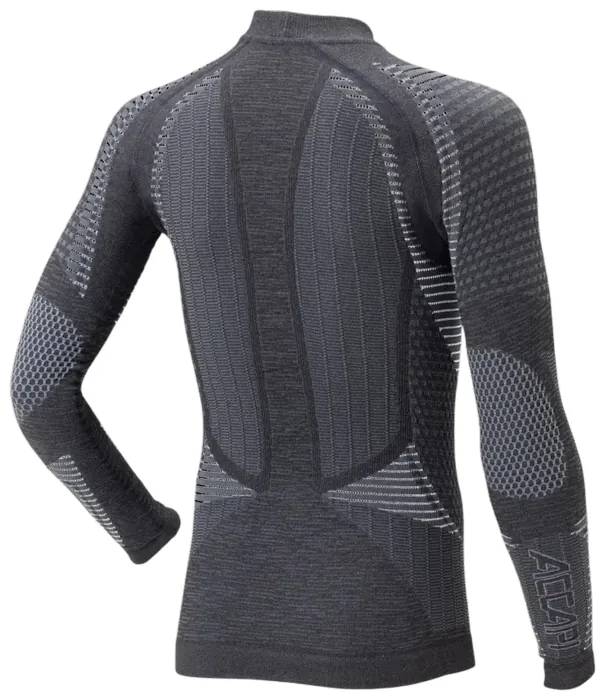 Термофутболка з довгим рукавом дитяча Accapi Ergoracing 2025, Black/Anthracite