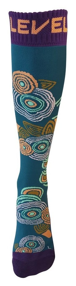 Носки сноубордические женские Level WILD FLOWER 35-38 Multicolor (LSBS20W1D)