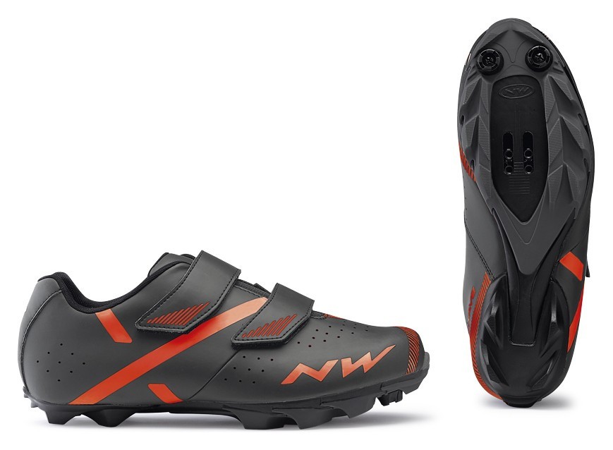 Туфлі велосипедні Northwave SPIKE 2 M 40 (7.5US) Anthra/orange (80192029) O, укр, укр