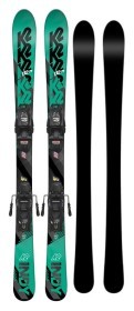 Лежи горные комплект для подростков K2 INDY+FDT 4.5 100см Turquoise/black (10C0806.109.1+10B1019.109.2) O