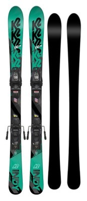 Лижі гірські комплект для підлітків K2 INDY+FDT 4.5 100см Turquoise/black (10C0806.109.1+10B1019.109.2) O