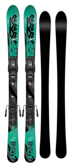 Лежи горные комплект для подростков K2 INDY+FDT 4.5 100см Turquoise/black (10C0806.109.1+10B1019.109.2) O