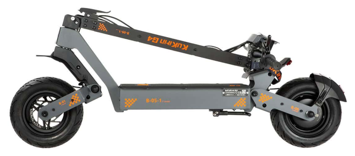 Kugoo Kirin G4 2026 Електроскутер (2000 Вт, 20 А, 60 В), чорний, укр, укр