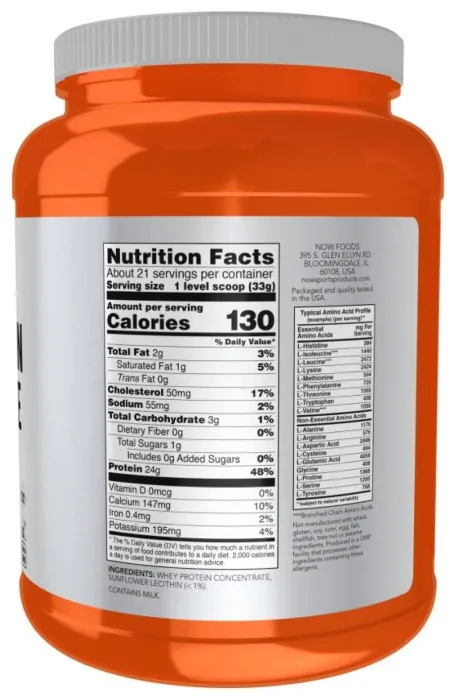 Whey Protein Concentrate - 680g Unflavored