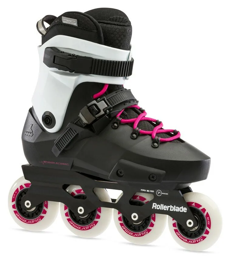 Роликові коньки для дорослих Rollerblade TWISTER EDGE W 36.5 (6US) 230мм Black/magenta (07101400) (255мм)
