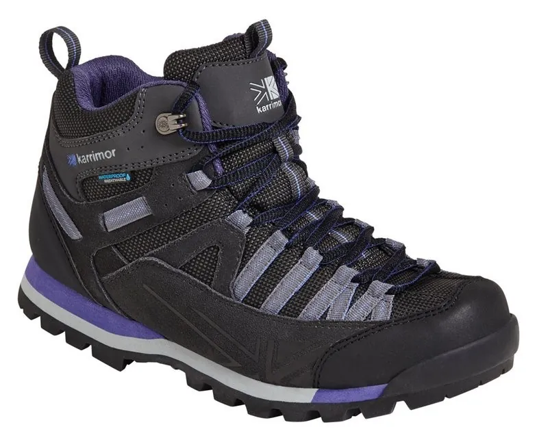 Черевики трекінгові жіночі Karrimor SPIKE MID 3 WEATHERTITE W 37 (4.0UK) Black/purple (K951-BKP) (7.0UK (41W) 255мм black/purple)