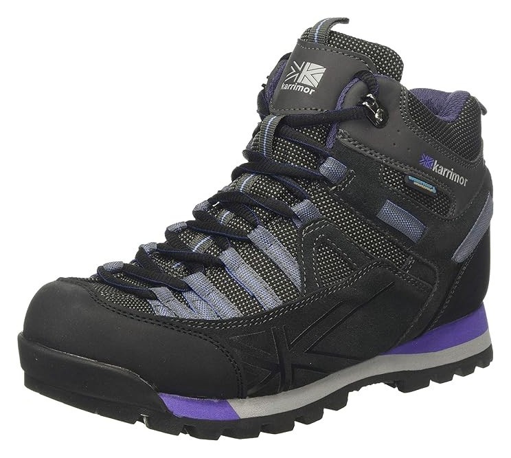 Ботинки трекинговые женские Karrimor SPIKE MID 3 WEATHERTITE W 37 (4.0UK) Black/purple (K951-BKP)