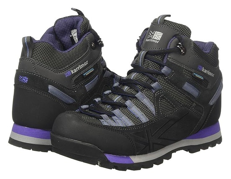 Ботинки трекинговые женские Karrimor SPIKE MID 3 WEATHERTITE W 37 (4.0UK) Black/purple (K951-BKP)