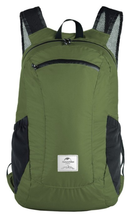 Рюкзак компактний надлегкий Naturehike Ultralight Naturehike NH17A012-B, 18 л, зелений, укр, укр