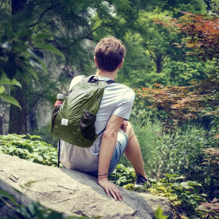 Рюкзак компактний надлегкий Naturehike Ultralight Naturehike NH17A012-B, 18 л, зелений, укр, укр