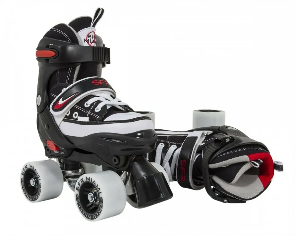 Роликові ковзани SFR Miami 30,5-34 Black (30,5-34 Чорний)