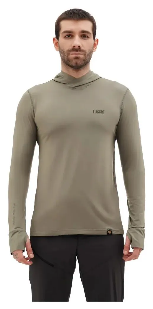 Термофутболка Turbat Hike Lite LS Hood Mns (XXL Tea olive)