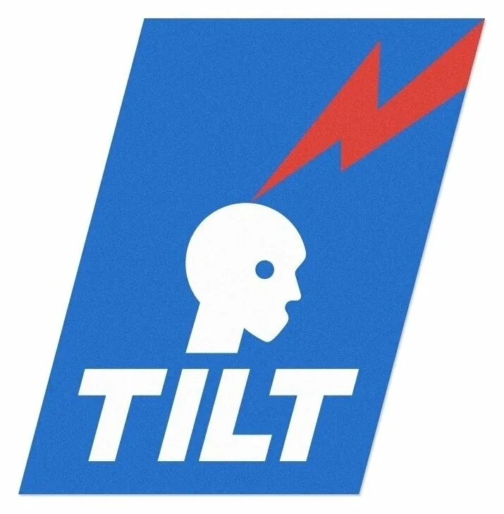 Наклейка (стікер) на самокат/скейт Tilt (Tilt Voltage Scooter Blue)