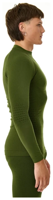 Термофутболка з довгим рукавом чоловіча Accapi Polar Bear New, Military Black, M/L