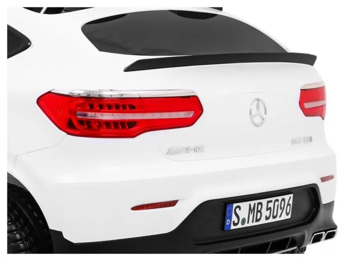 Дитяча акумуляторна машинка Mercedes GLC 63S Біла