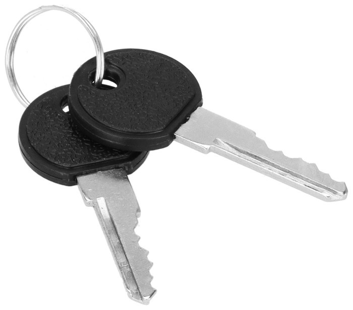 Велисипедный замок Springos трос 80 см под ключ BA0027 Black