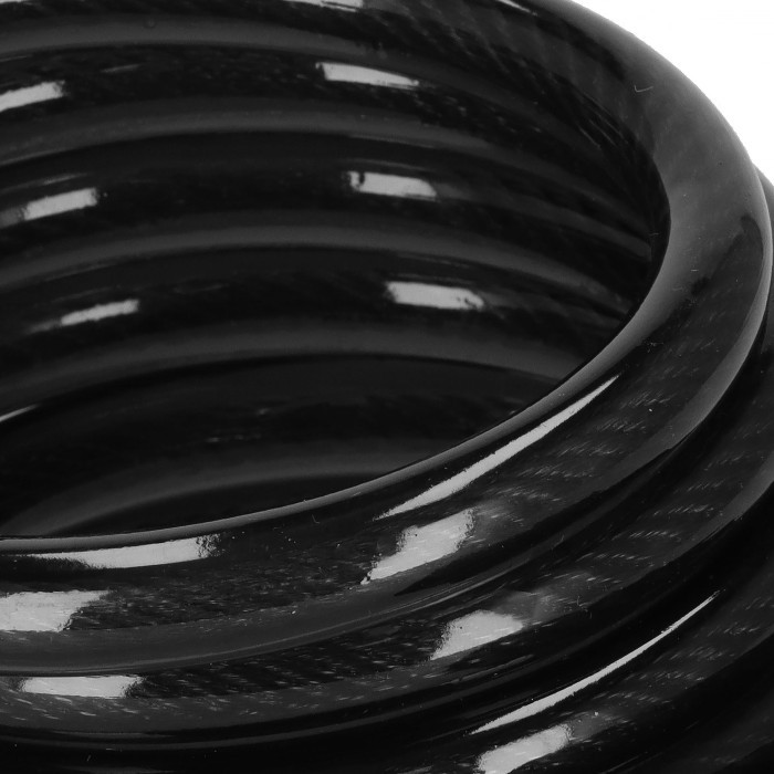Велисипедный замок Springos трос 80 см под ключ BA0027 Black