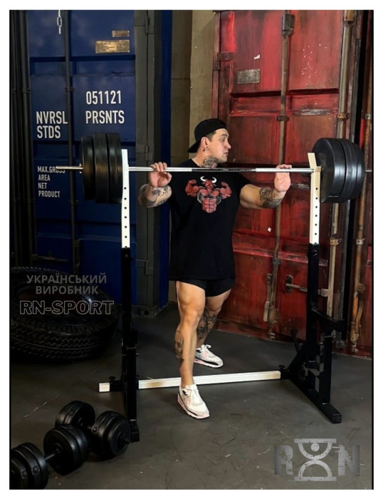 Стійки для присідань зі страхувальними упорами RN Sport 50х50