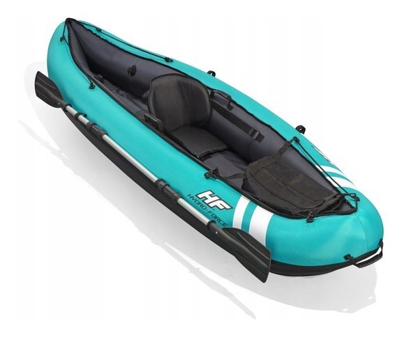 Надувной каяк Bestway Hydro-Force Ventura Elite X1 280 х 86 см, голубовато-черный