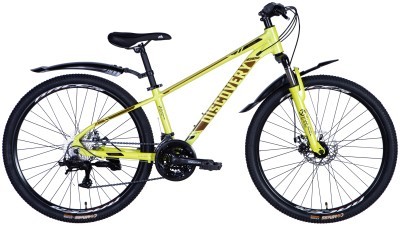 Велосипед AL 26" Discovery BASTION DD CS рама-13" желтый 2025