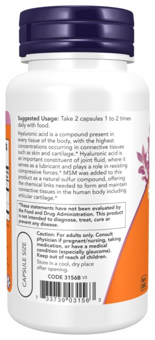 Hyaluronic Acid 50 mg - 60vcaps