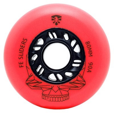 Колеса для роликових ковзанів Flying Eagle Sliders червоні 72 мм