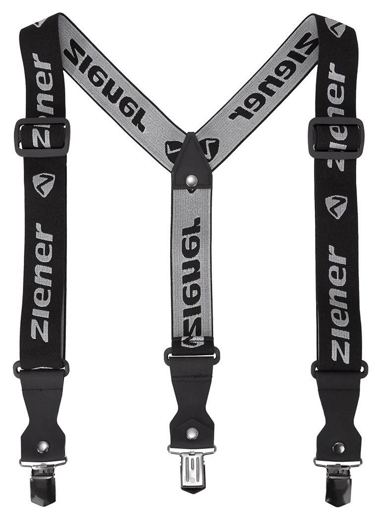 Ziener подтяжки Braces Clip black L