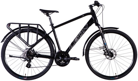 Велосипед AL 28" Leon TG 80 MAN DD CS рама-19" чорний 2025, укр