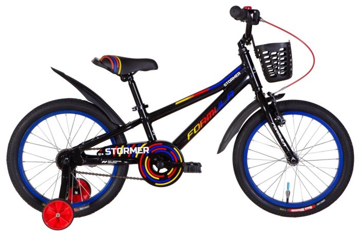 Велосипед AL 18" Formula Kid STORMER BH рама-9" черный 2026