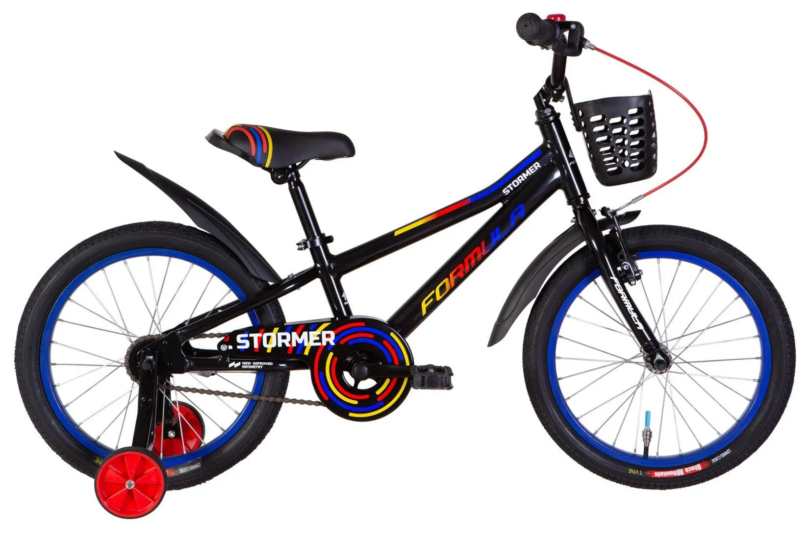 Велосипед AL 18" Formula Kid STORMER BH рама-9" чорний 2026 (OPS-FRK-18-179)